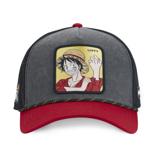 Casquette Trucker One Piece Luffy Snapback - Noire - Capslab