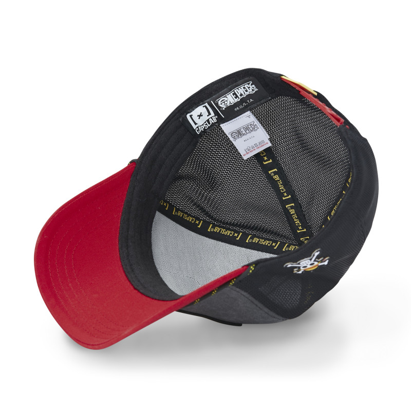 Casquette Trucker One Piece Luffy Snapback - Noire - Capslab