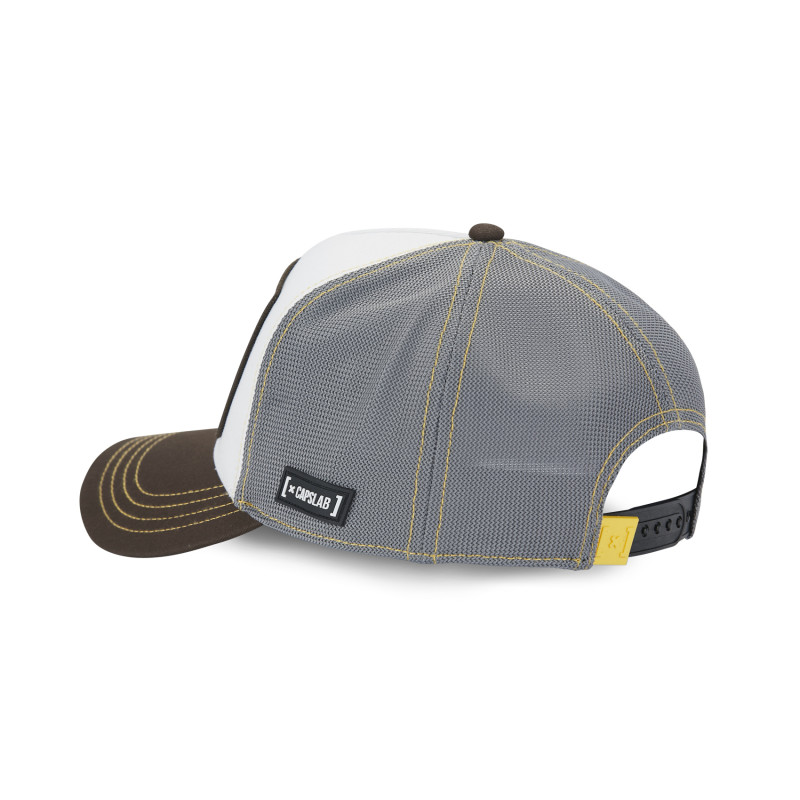 Casquette Trucker One Piece Crew Snapback - Marron - Capslab