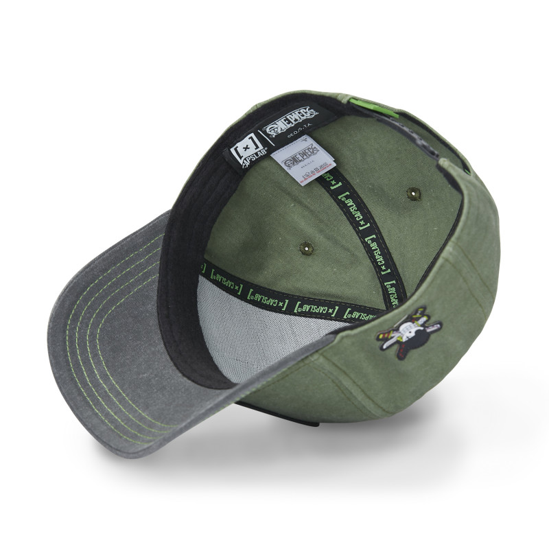 Casquette Baseball One Piece Roronoa Zoro Snapback - Verte - Capslab