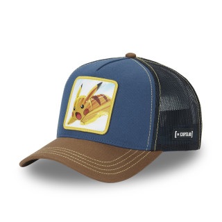 Casquette Trucker Pokemon Pikachu Snapback - Bleue - Capslab