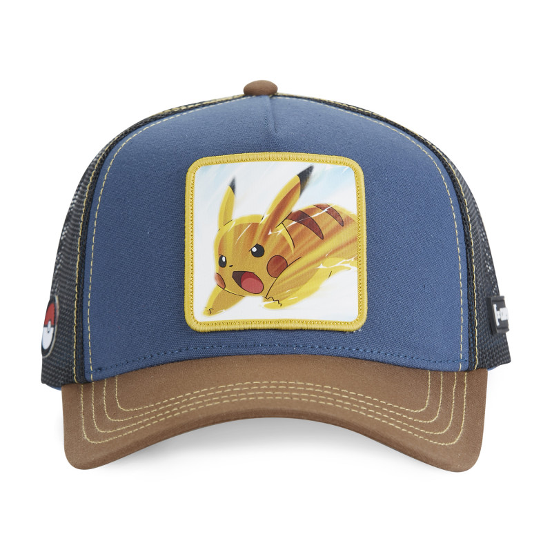 Casquette Trucker Pokemon Pikachu Snapback - Bleue - Capslab