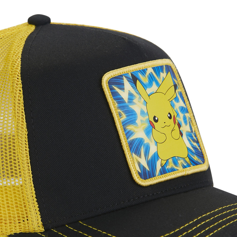 Casquette Trucker Pokemon Pikachu Snapback - Jaune - Capslab