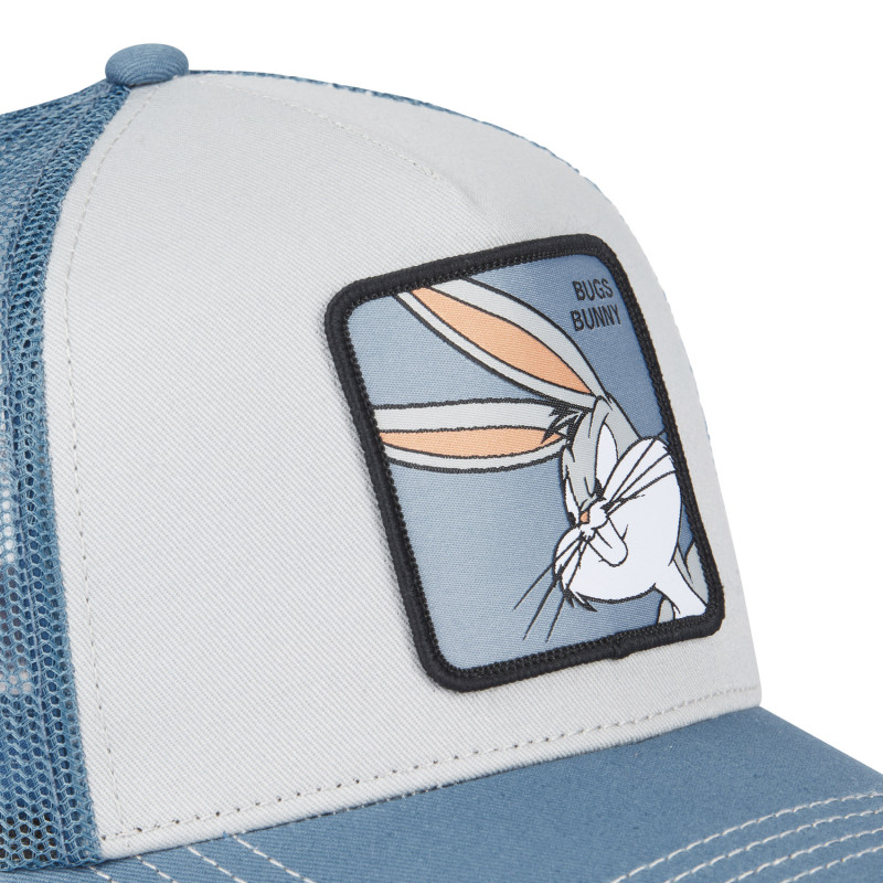 Casquette Trucker Looney Tunes Bugs Bunny Snapback Grise - Capslab