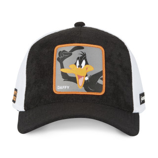 Casquette Trucker Looney Tunes Daffy Duck Snapback Noire - Capslab