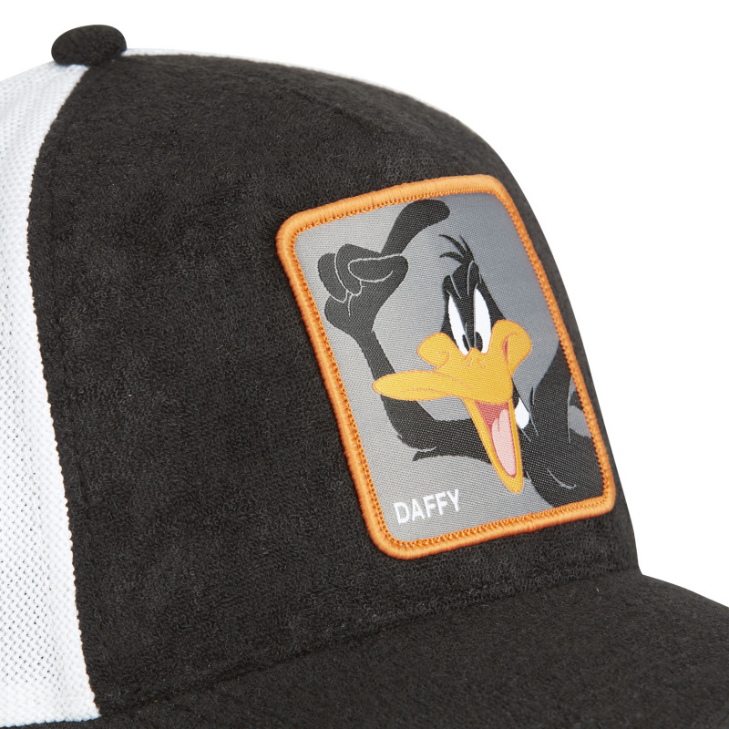 Casquette Trucker Looney Tunes Daffy Duck Snapback Noire - Capslab