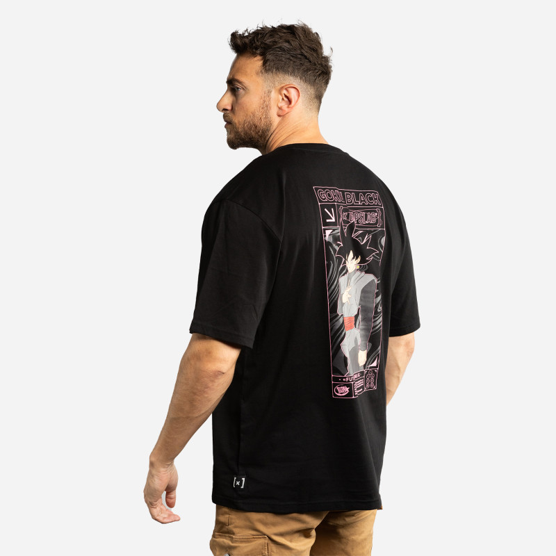 T-shirt homme relax fit avec print Dragon Ball Super Goku Black