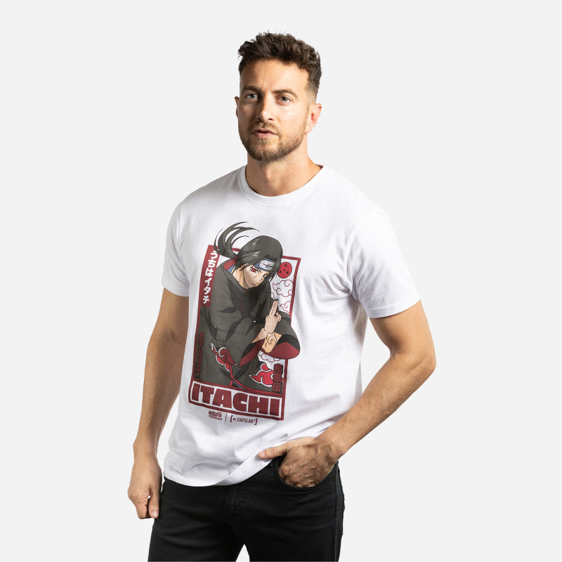 T-shirt homme regular fit avec print Naruto Shippuden Itachi