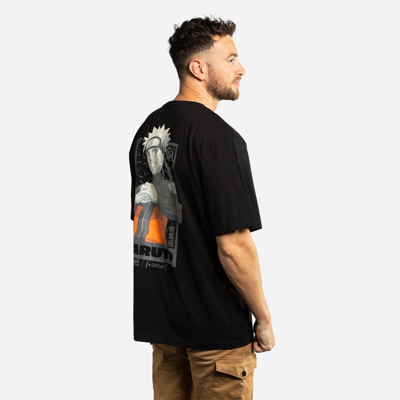 T-shirt homme relax fit avec print Naruto Shippuden Naruto