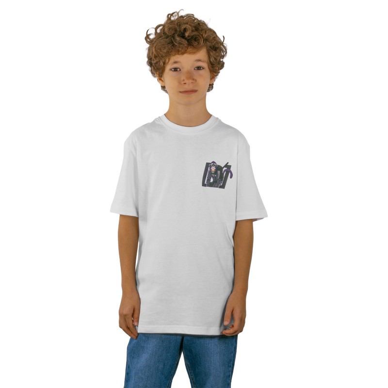 T-shirt enfant relax fit avec print devant et dos Monkey Business