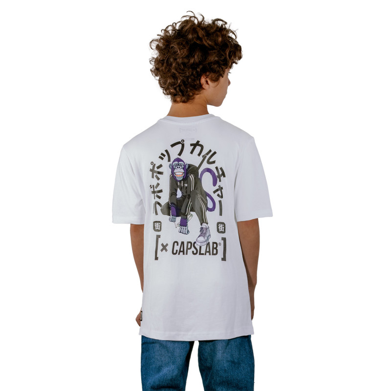 T-shirt enfant relax fit avec print devant et dos Monkey Business