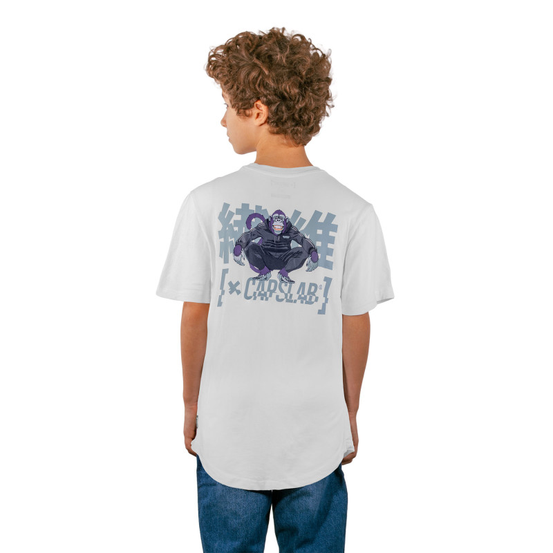 T-shirt enfant confort fit avec print devant et dos Monkey Business