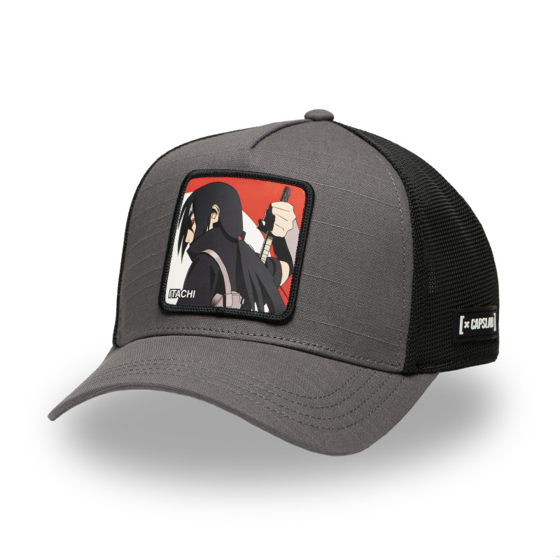 Casquette Trucker Naruto Shippuden Itachi Snapback Grise - Capslab