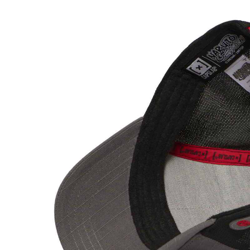 Casquette Trucker Naruto Shippuden Itachi Snapback Grise - Capslab