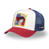 Casquette Trucker One Piece Luffy Snapback Blanche - Capslab