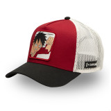 Casquette Trucker One Piece Luffy Snapback Rouge - Capslab