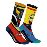 Paire de chaussettes tennis dépareillées Goldorak Actarus - Capslab