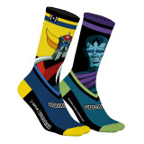 Paire de chaussettes tennis dépareillées Goldorak Minos - Capslab
