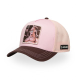 Casquette Trucker Dragon Ball Z Buu Snapback Rose Clair - Capslab