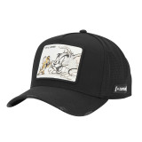 Casquette Trucker Tom Et Jerry Snapback Noire - Capslab