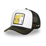 Casquette Trucker Pokemon Pikachu Snapback Blanche - Capslab