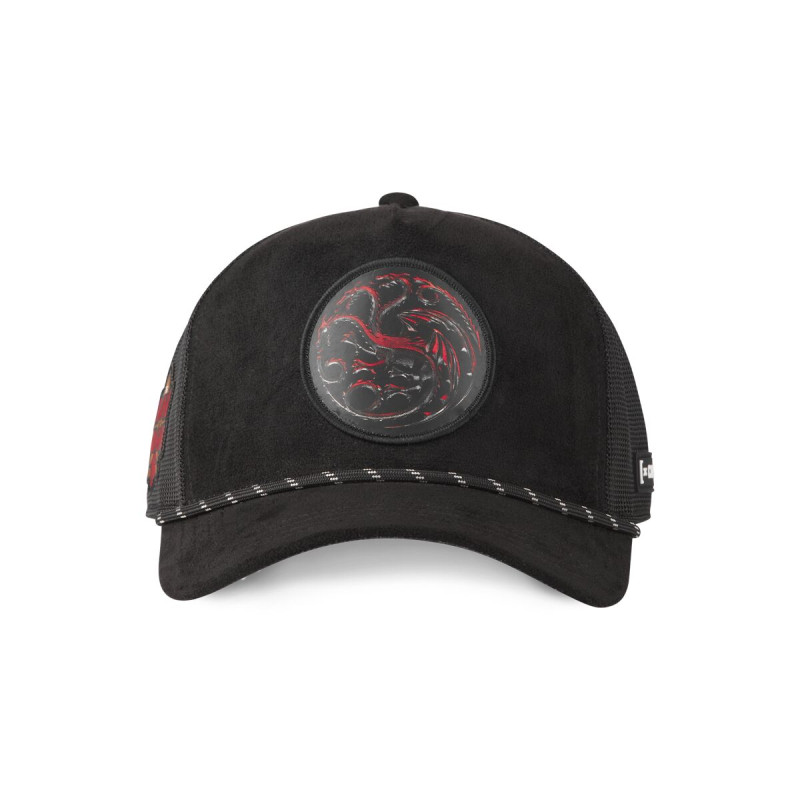 Casquette Trucker Snapback Noire - Capslab