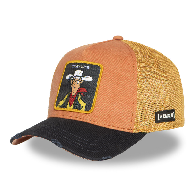 Casquette trucker prenium Lucky Old Brown