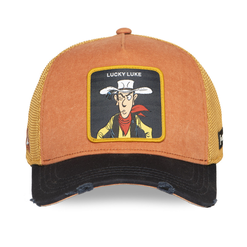 Casquette trucker prenium Lucky Old Brown