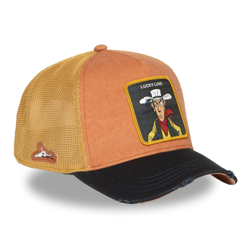 Casquette trucker prenium Lucky Old Brown