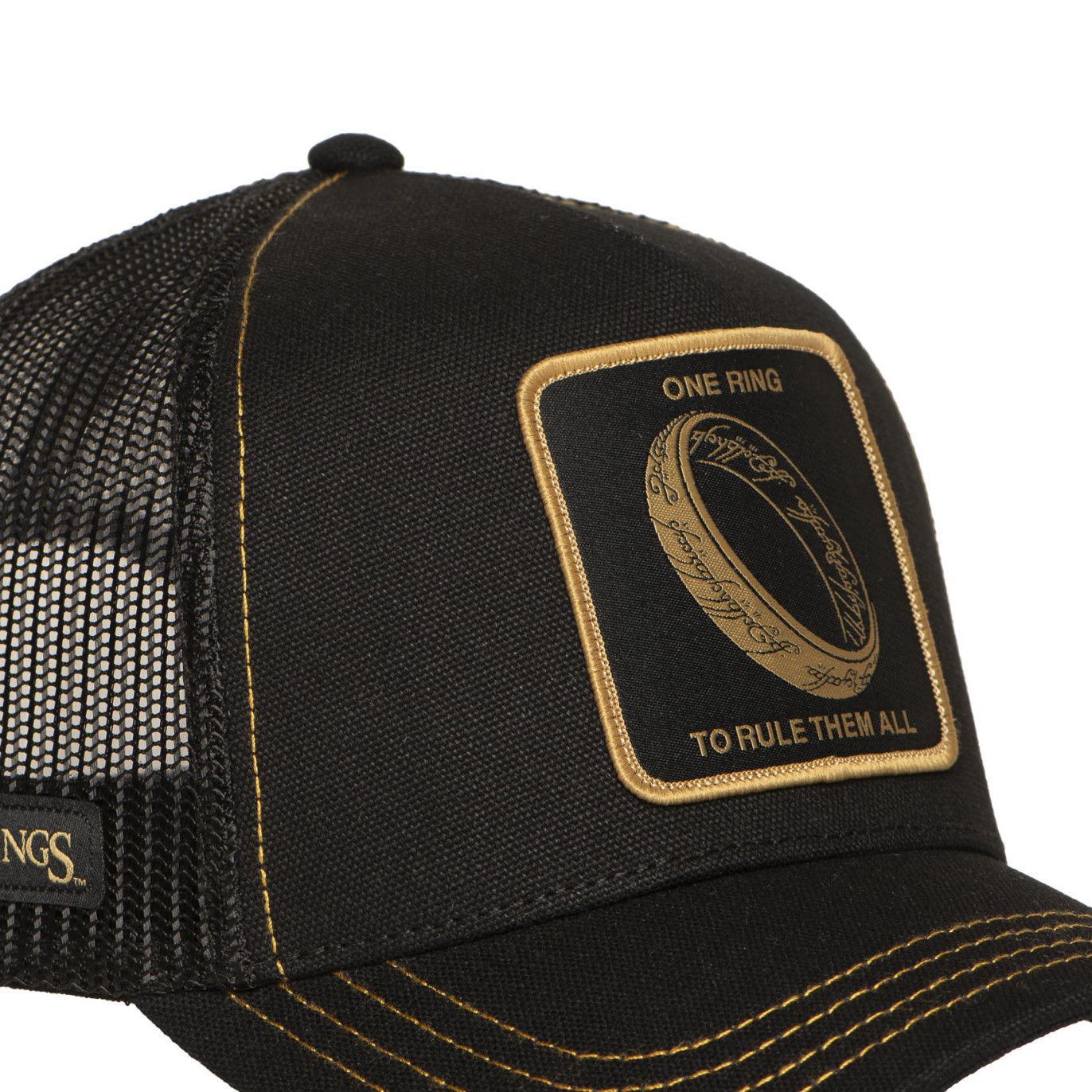 Casquette Trucker Lord of the Rings Snapback Noire The Ring - Capslab