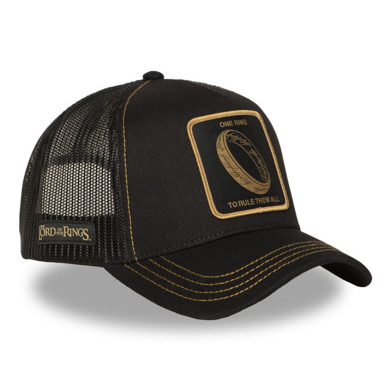 Casquette Trucker Lord of the Rings Snapback Noire The Ring - Capslab