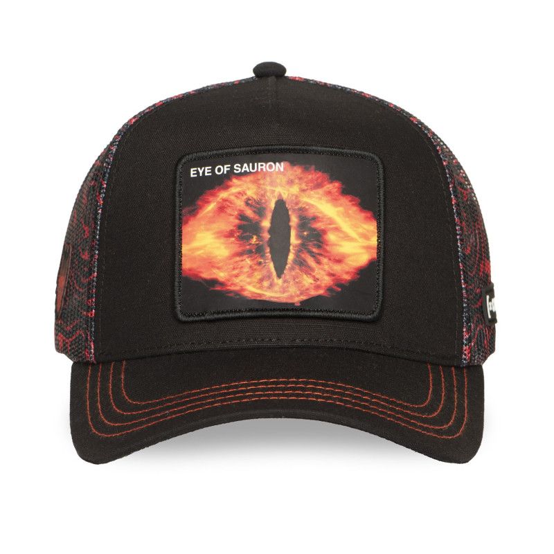 Casquette Trucker Lord of the Rings Snapback Noire Eye of Sauron - Capslab