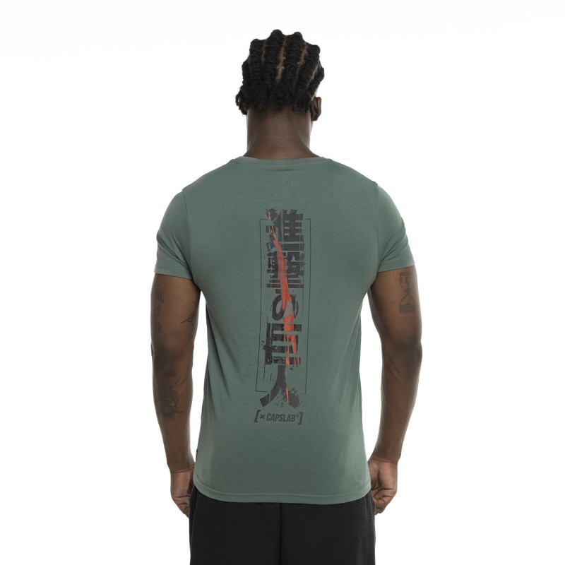 T-shirt ATTACK ON TITAN Bleu Manches courtes -  | [X] Capslab