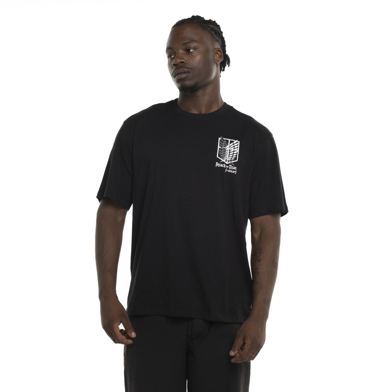 T-shirt ATTACK ON TITAN Noir Manches courtes -  | [X] Capslab