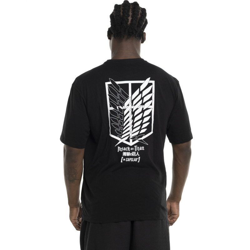 T-shirt ATTACK ON TITAN Noir Manches courtes -  | [X] Capslab