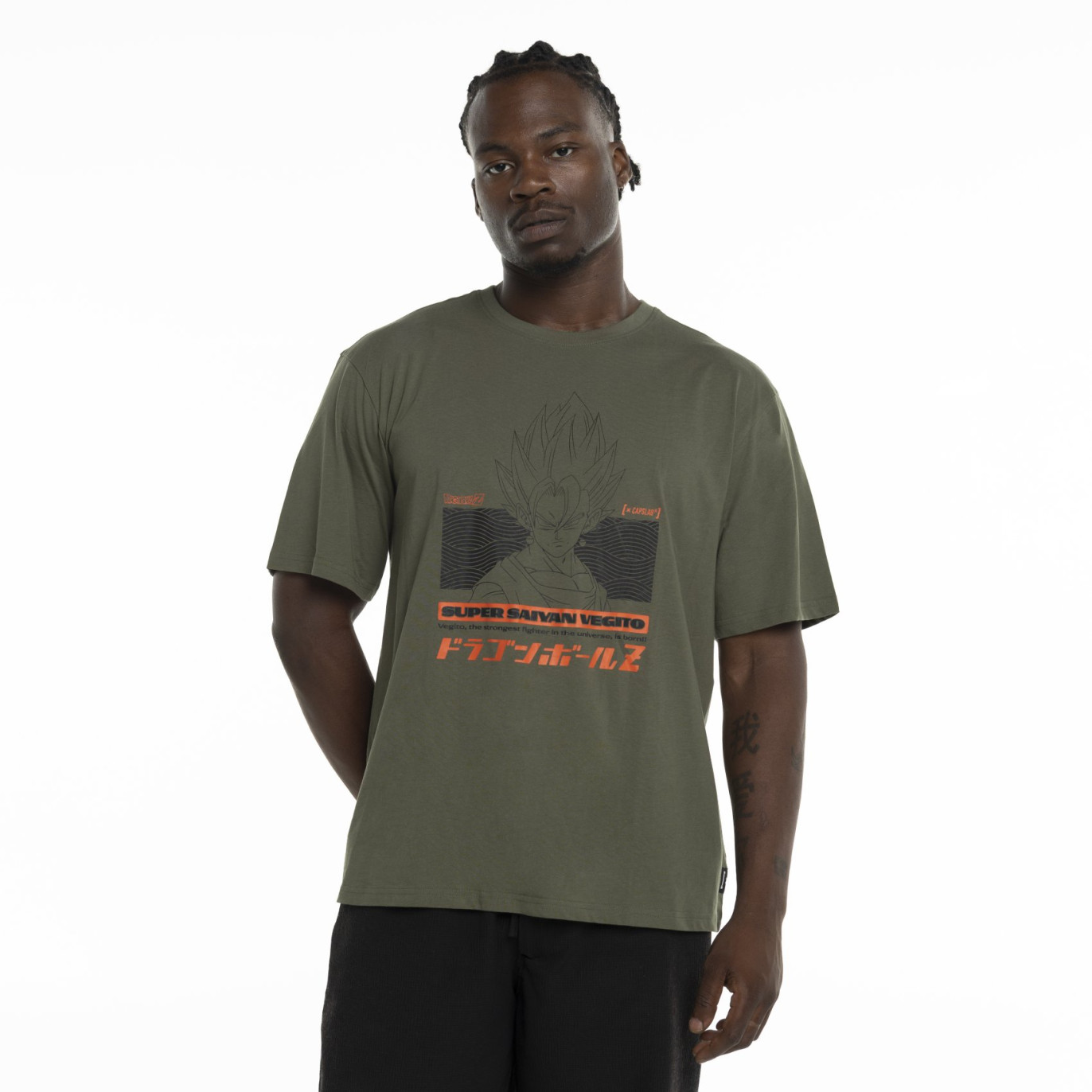 T-shirt homme relax fit Dragon Ball Z Potara Fusion