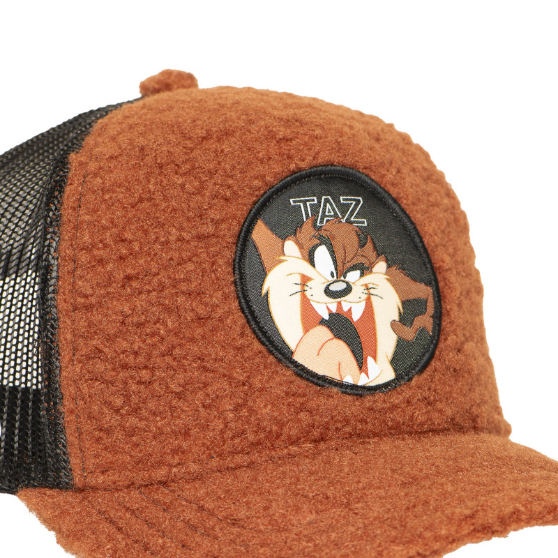 Casquette Trucker Looney Tunes Snapback Marron Taz - Capslab