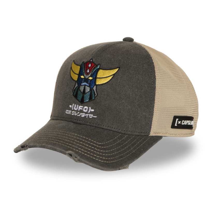 Casquette semi curved finitions premium effet usé Goldorak - Photo 1