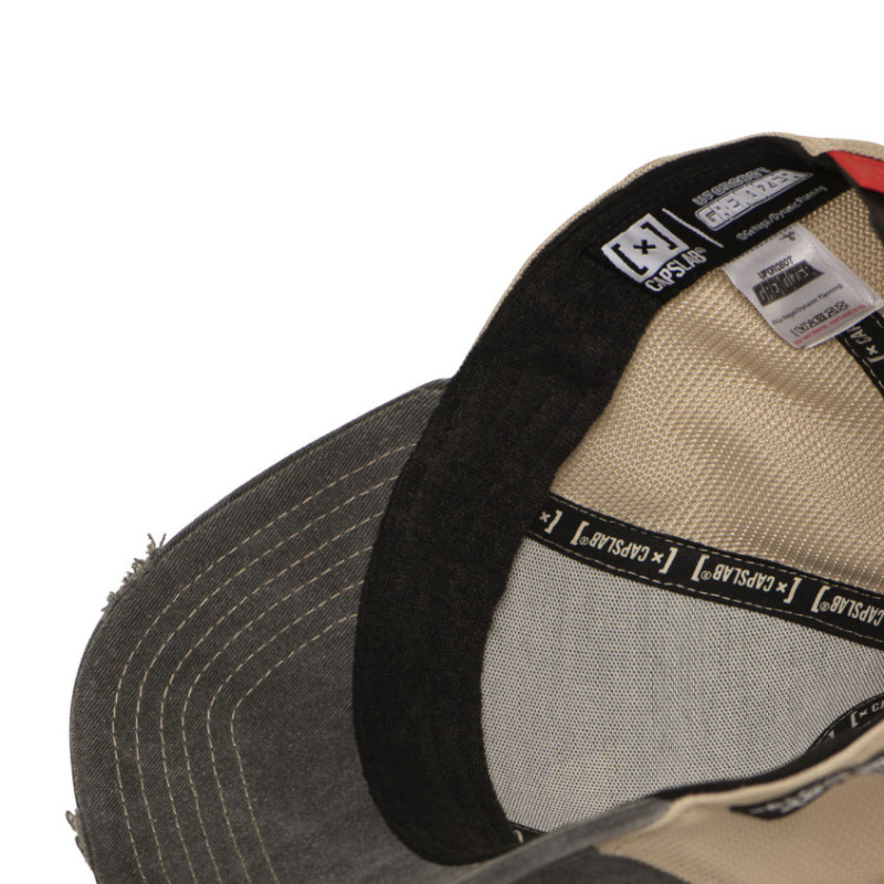 Casquette semi curved finitions premium effet usé Goldorak - Photo 7