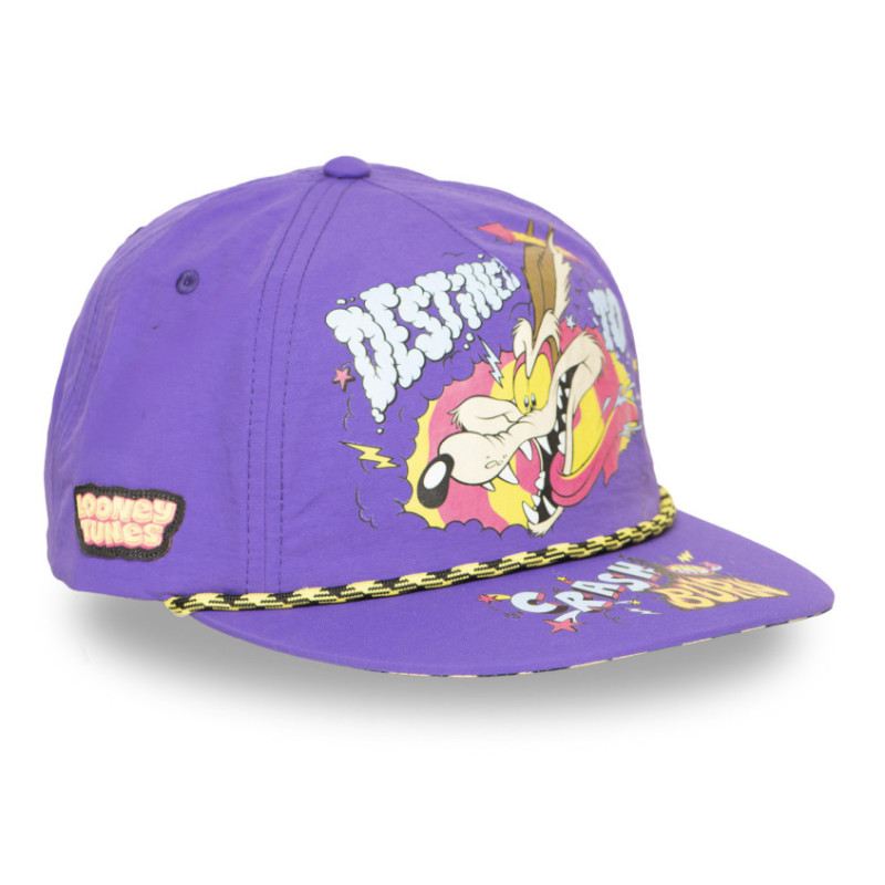 Casquette Flat avec cordelette Looney Tunes Destined to Crash