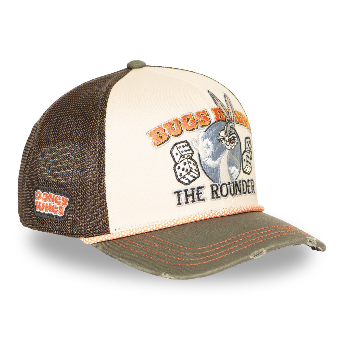 Casquette semi curved finitions premium Looney Tunes Bugs Bunny