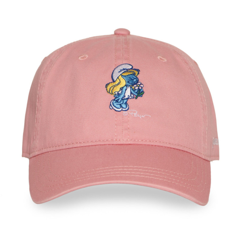 Casquette Dad Cap avec broderie Smurf Stroumpfette - Photo 2