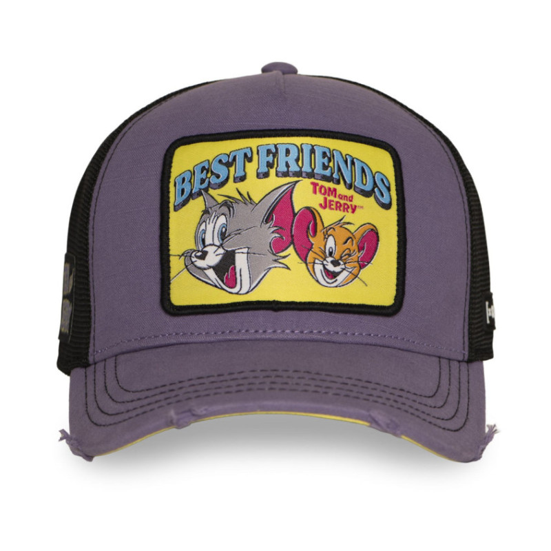 Casquette Trucker filet finitions premium Tom & Jerry Best Friends