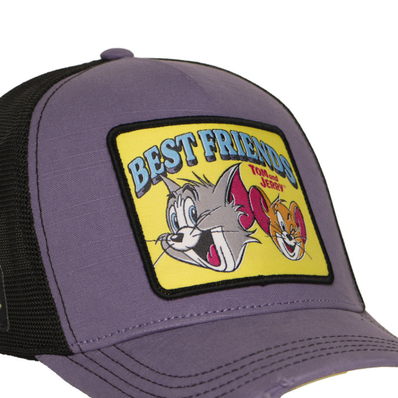 Casquette Trucker filet finitions premium Tom & Jerry Best Friends