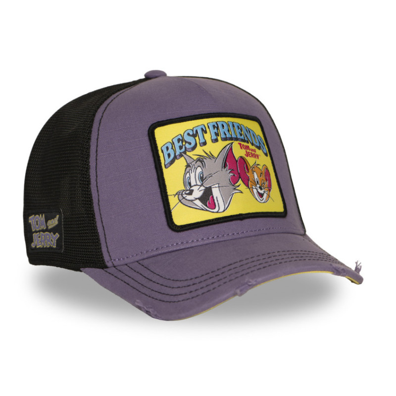 Casquette Trucker filet finitions premium Tom & Jerry Best Friends