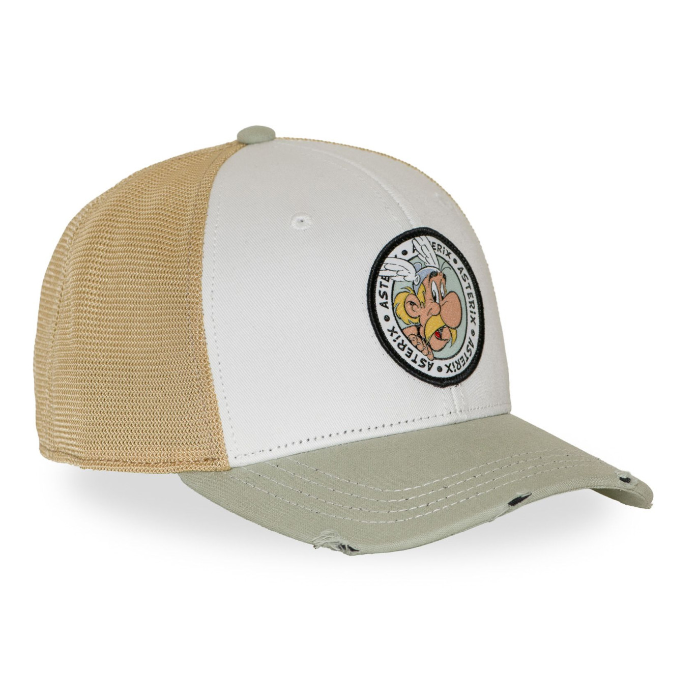 Casquette semi-curved premium avec filet et patch Astérix