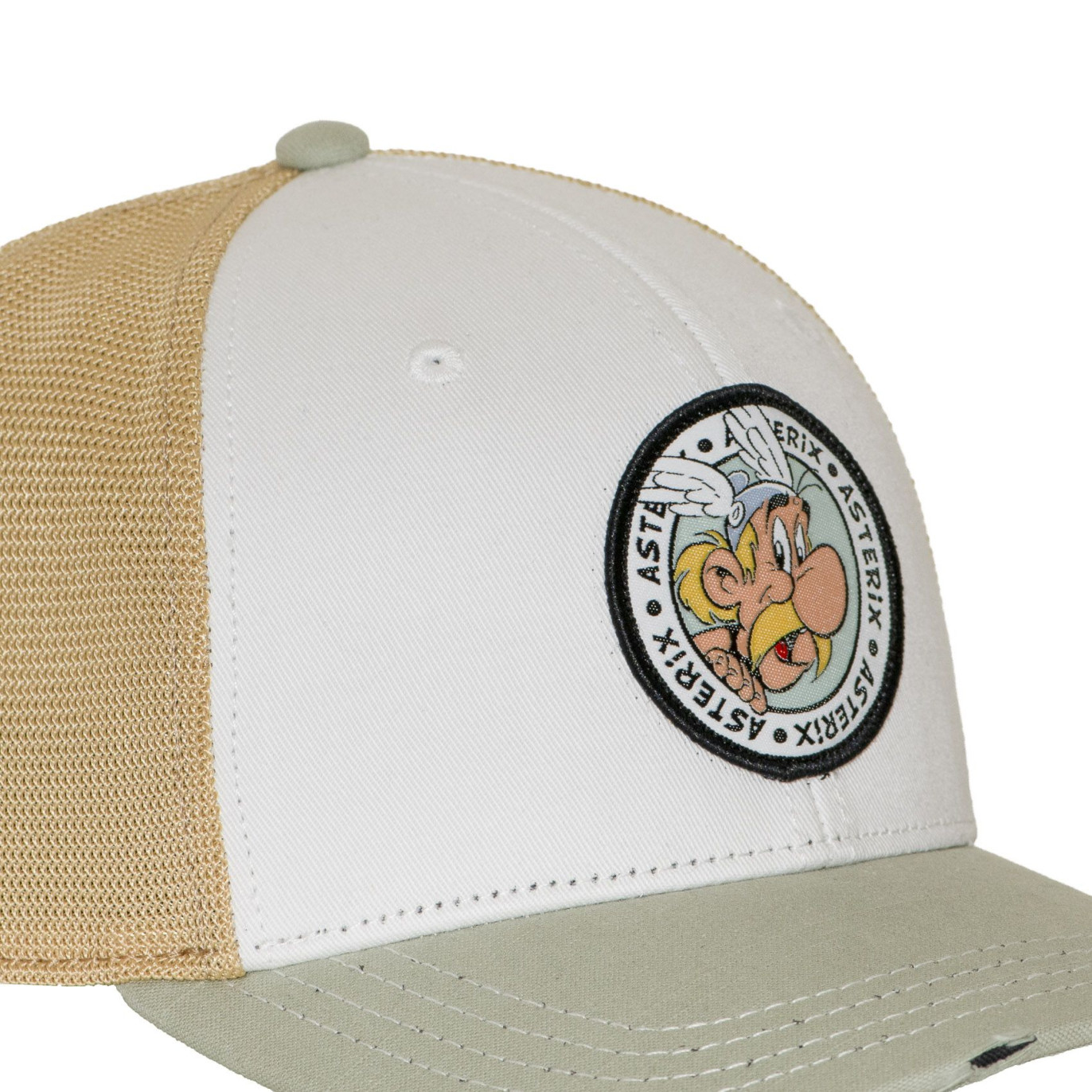 Casquette semi-curved premium avec filet et patch Astérix