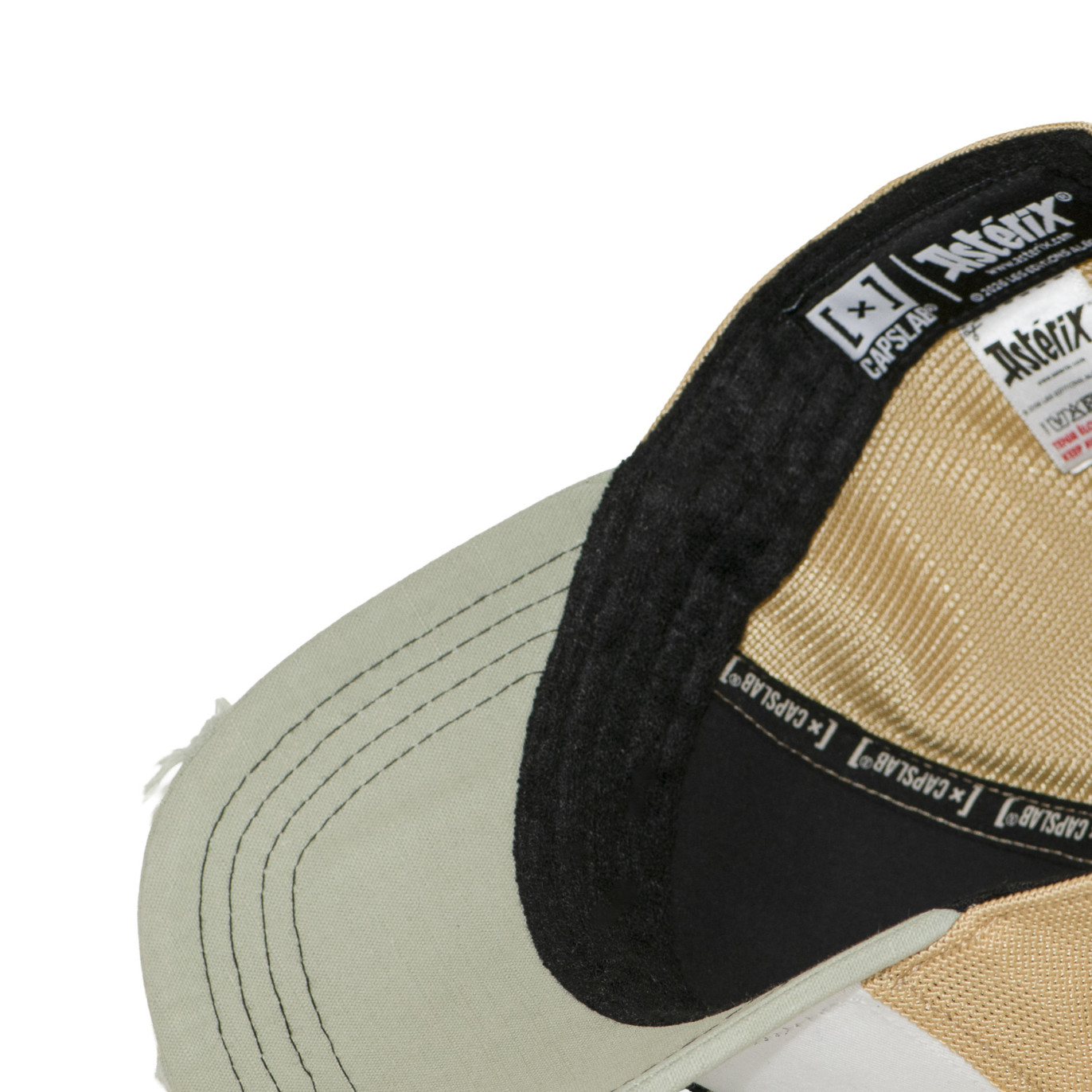 Casquette semi-curved premium avec filet et patch Astérix