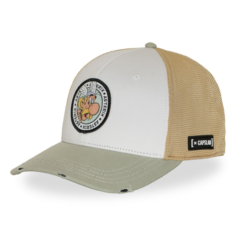 Casquette semi-curved premium avec filet et patch Astérix