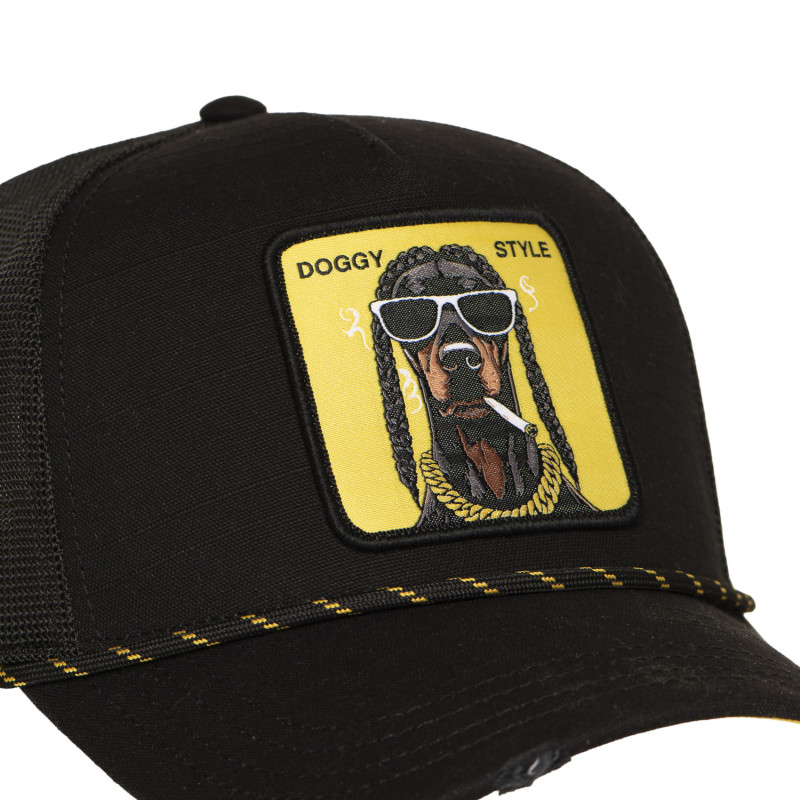 Casquette trucker premium avec filet et patch Doggy style